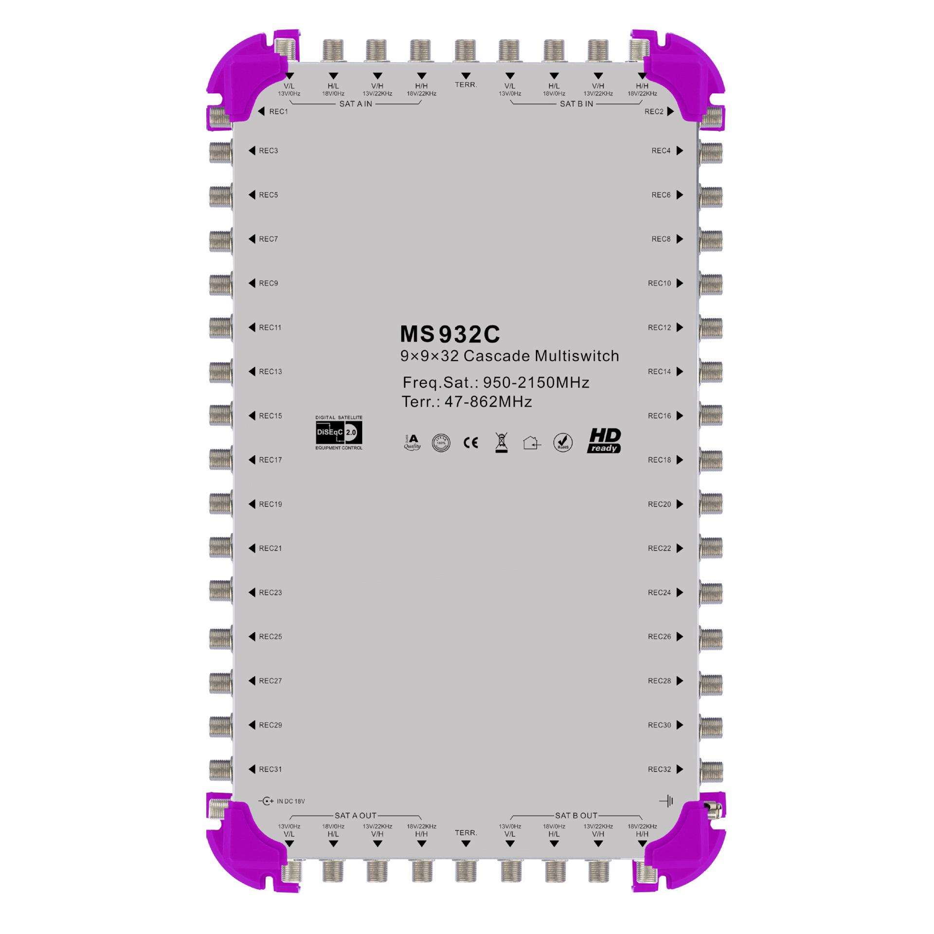 九进三十二出级联型多路切换开关MS932C
