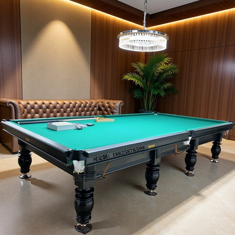 鑫球星厂家供应俄式台球桌家用棋牌娱乐台球桌标准成人台球桌批发