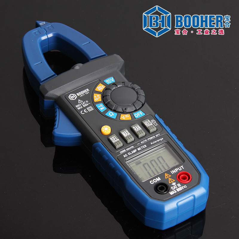 Booher宝合工具 交直流钳形表 电子工具 1411101