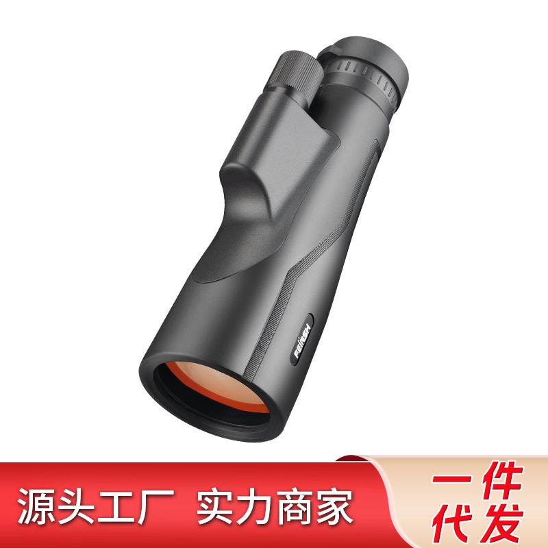 厂家批发定制新款12X50、10-30X50单筒望远镜高清夜视户外便携