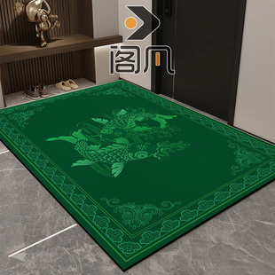 绿色进入户门垫防滑地垫室内外大门口硅藻泥脚垫蹭土地毯可裁剪
