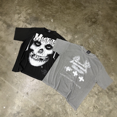 自主MisfitsMetallica无色骷髅