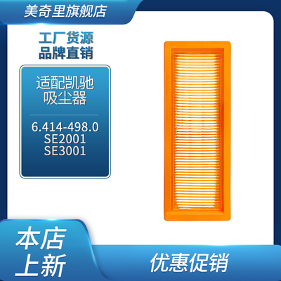 适配凯驰卡赫 SE6.100/5.100/3001吸尘器滤芯过滤器滤网耗材配件