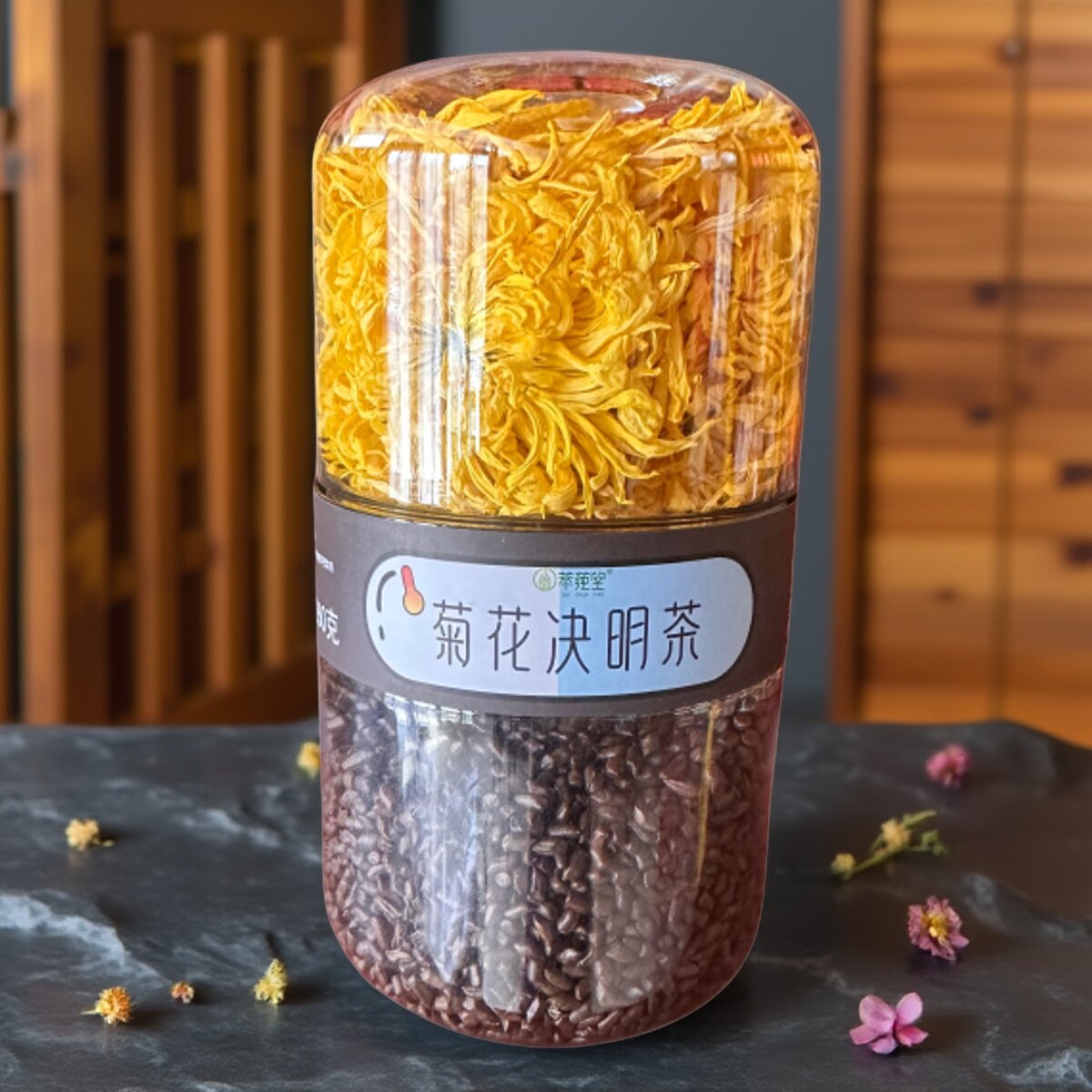 萃莼堂菊花决明子茶罐装菊花决明子茶