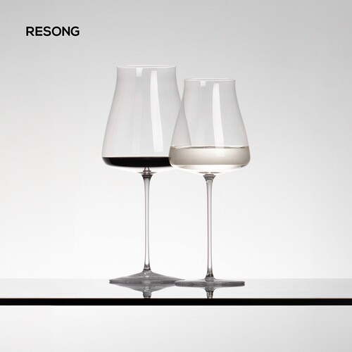 RESONG日诵 1833纤影葡萄酒杯 红酒杯手工水晶玻璃 新家结婚礼物