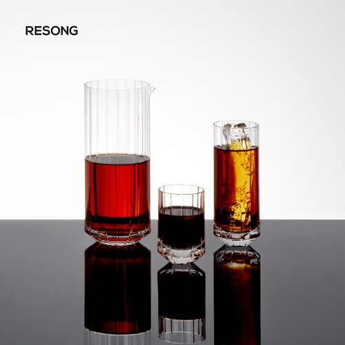 RESONG日诵家居 绅士手工杯 水晶玻璃 小容量浓缩咖啡杯手冲小杯