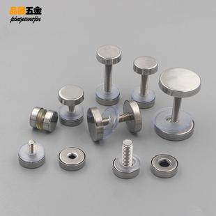 304不锈钢亮光镜面双头广告钉夹钉亚克力展示牌固定 相框螺丝装饰