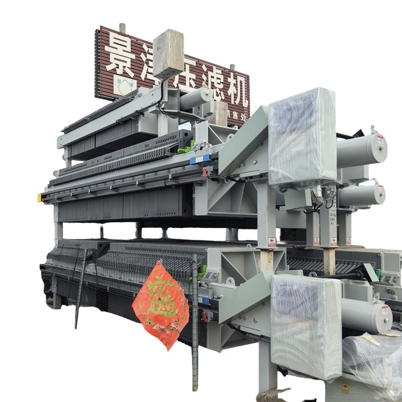 二手工业污水压滤机1q00平方自动隔膜压滤机二手隔膜压滤机