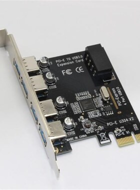 USB 3.0d 4 Port PCIE To Expansion Card PCI Express Adapter P