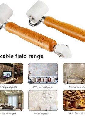 2 Wood Wallpajper Flat Seam Roller - Internal External Corne