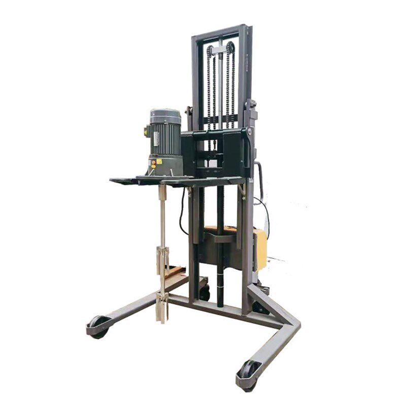 GANGONG/赣工IBC吨桶电动搅拌机液压升降1000L化工液体.分散混合