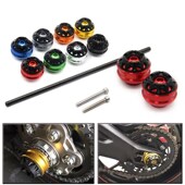 CNC铝合金改装 适用于川崎 20D15 2011 防摔球前轮球轴 ZZR1400