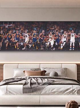 NBA球星库里篮球挂画卧室客厅
