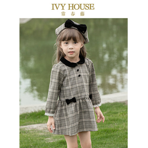 连衣裙IVYHOUSE娃娃领复古