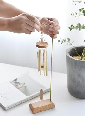 多巴胺桌面手工风铃床头电视柜木室内家装摆件减压小治愈精致礼品