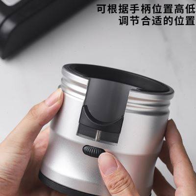 定制咖啡压粉座手柄支架铝合金压粉锤布粉器底座51mm58mm通用配套