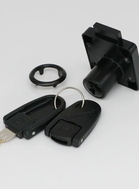 138。协和黑色抽屉锁橱柜锁柜门锁家具锁柜锁22抽屉锁U折钥/////-