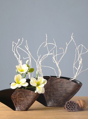 意式小众现代极简艺术摆件高级轻奢电视柜客厅玄关高级家居装饰品