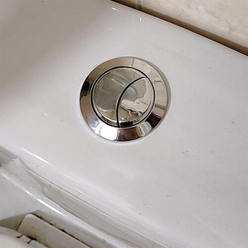 马桶水箱按钮通用冲水坐便器老式抽水圆形按键按压座便器配件开关