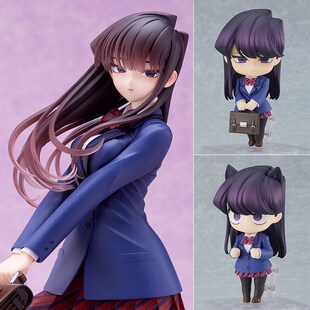 古见同学有交流障j碍症古见硝子手办1853粘土人动漫二次元模型摆