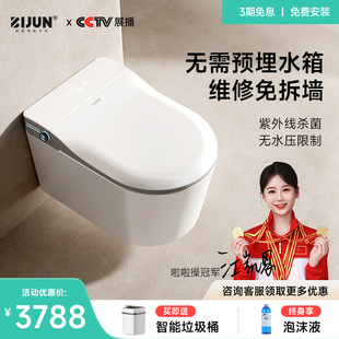 彼君G605壁挂智能马桶虹吸全自动带水箱悬浮一T体式 小户型坐便器