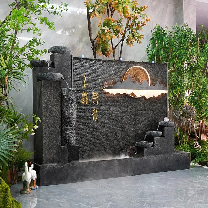 上吸水石假山盆景微景观仙鹤多肉鱼缸造景装饰石材流水摆件