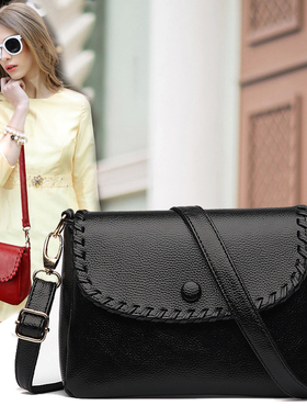 春夏2021新款女包斜挎包单肩软皮包女士小方包大气时尚百搭小包包
