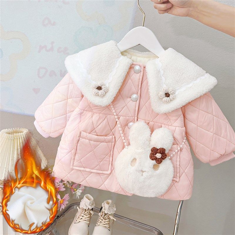 女童秋冬加绒外套2025新款洋气儿童冬季加厚棉衣一岁宝宝冬装棉服,童装/婴儿装/亲子装,棉袄/棉服,淘宝优惠券,粉丝福利购,淘宝优惠卷