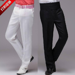 修身 直筒夏季 西裤 休闲男士 影楼拍照演出服装 子百搭韩版 2020新款 裤