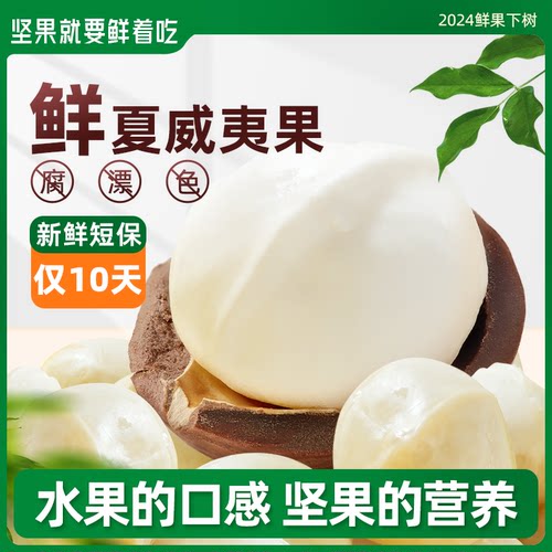 新鲜脆甜爽口云南夏威夷果