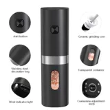 USB -аккумуляторная электрическая соль и измельчительница перца установлена на основание C