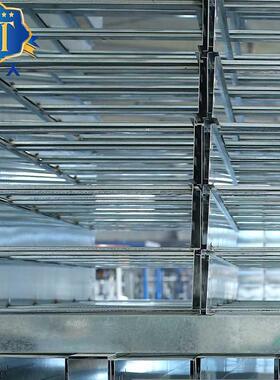 镀梯式桥架属大锌跨距托XVP盘式架铝合金走线槽金防火槽式桥电缆