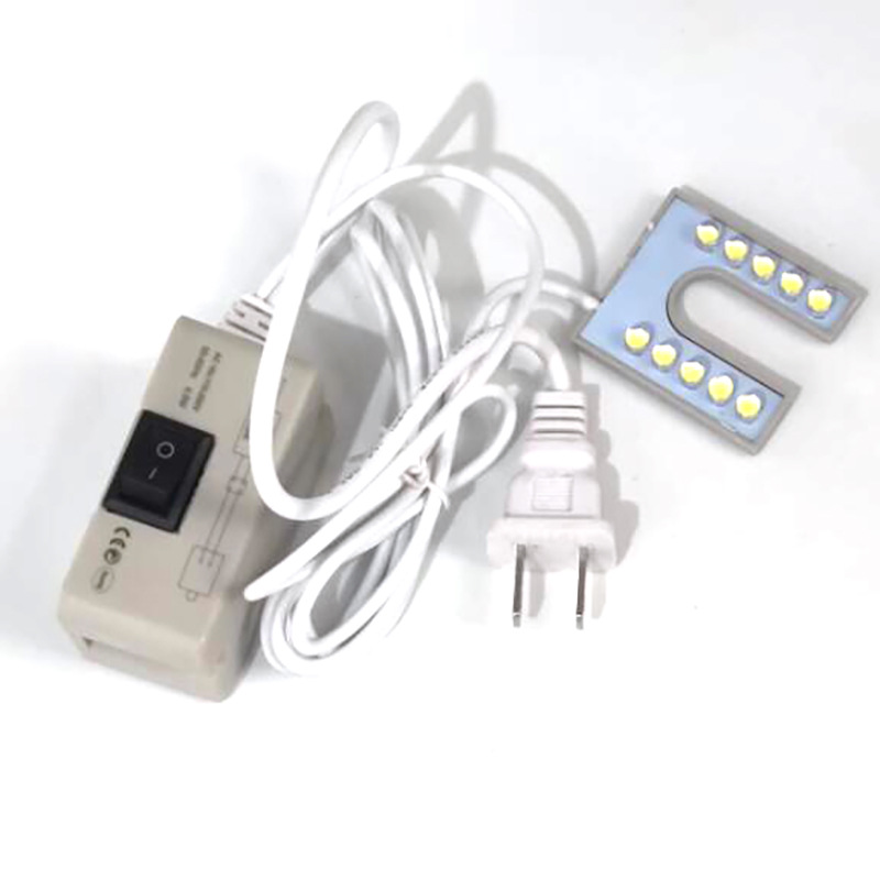 u型led衣车灯带磁铁缝纫机局部磁吸灯高亮工业平车灯机床工作灯