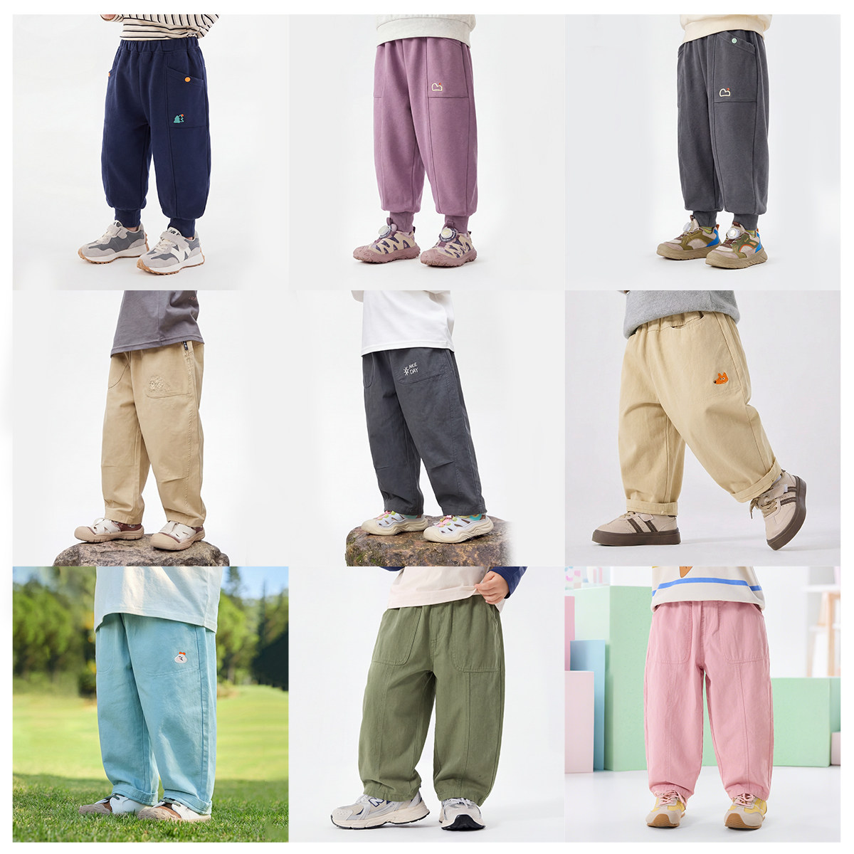 【工装/卫裤合集】嘟嘟家儿童裤子春款男童长裤女童休闲裤春装