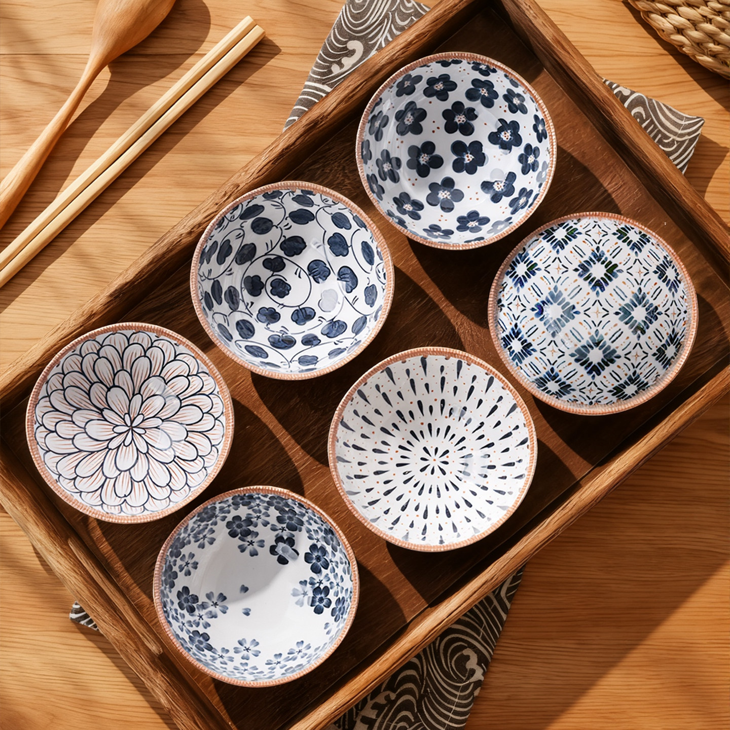 藤编特别好看的碗米饭碗个人专用精致碗套装礼盒送人新年餐具,餐饮具,碗,淘宝优惠券,粉丝福利购,淘宝优惠卷