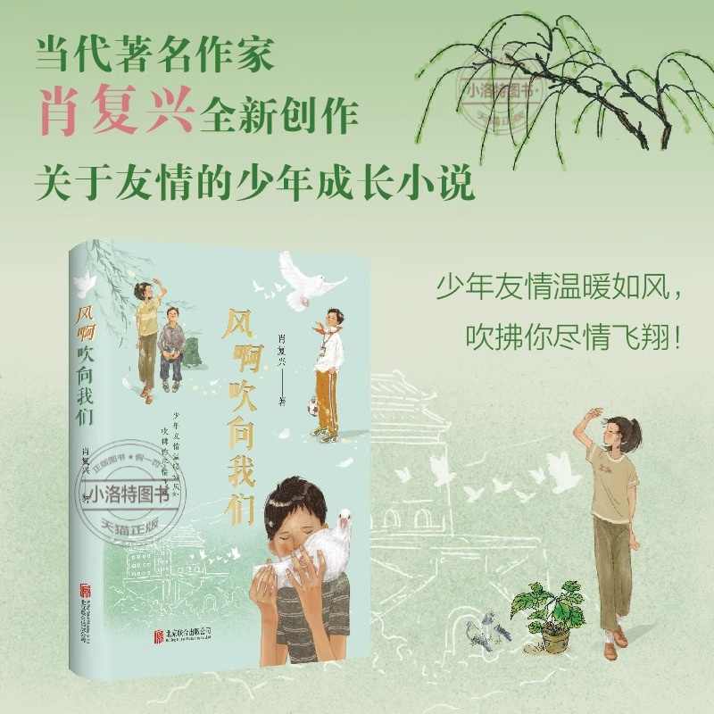 风啊吹向我们当代著名作家正是橙黄橘绿时作者肖复兴ZUI新创作关于友情的少年成长小说少年友情温暖如风吹拂你尽情飞翔京味儿十足