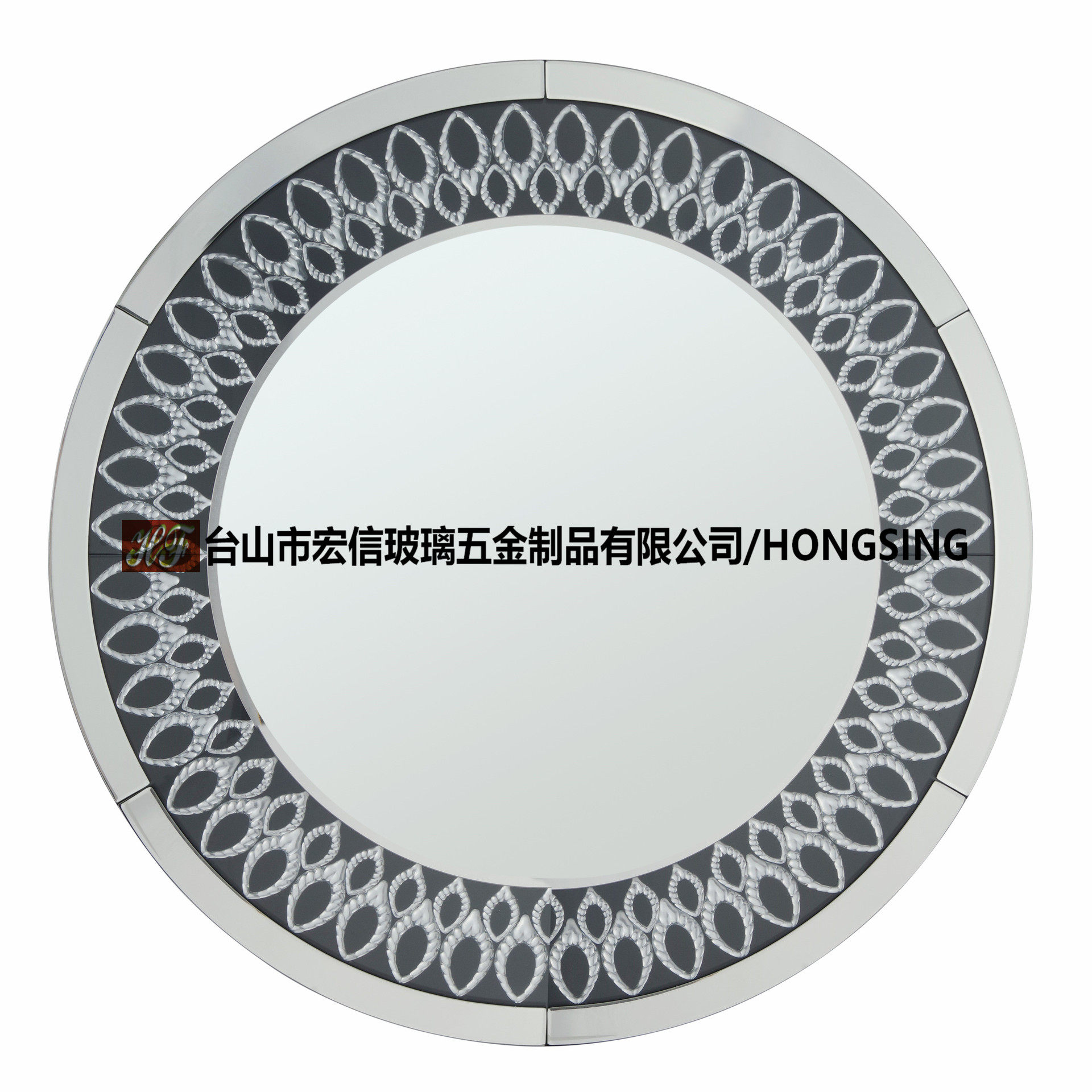 威尼斯挂镜欧式仿古镜木框壁镜浴室雕花墙镜轻奢玻璃家具出口直销