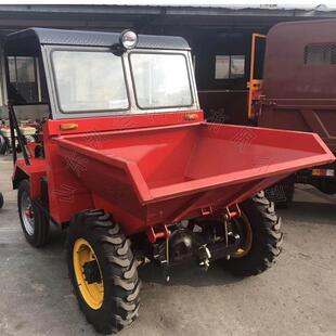 前卸式四轮翻斗车柴油翻斗蹦蹦车工程四轮前翻车一吨翻凯佳