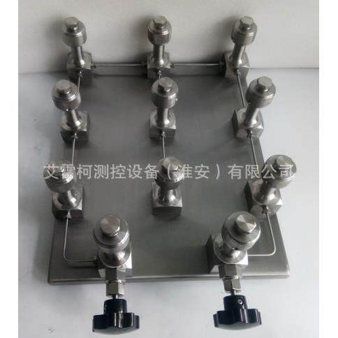 带双进气阀多接口压力校准台压力校验发生装置压力源输出口活接