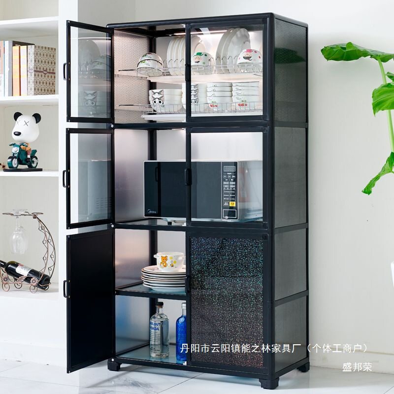 厂家直销家用厨房橱柜碗柜收纳餐具柜防蟑螂餐边柜多层放碗柜