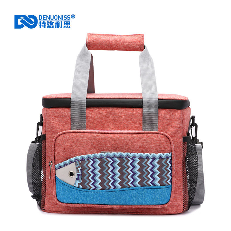 鱼纹式饭盒袋EVA保温防水手提便当包多功能野餐包厂家直销可订做