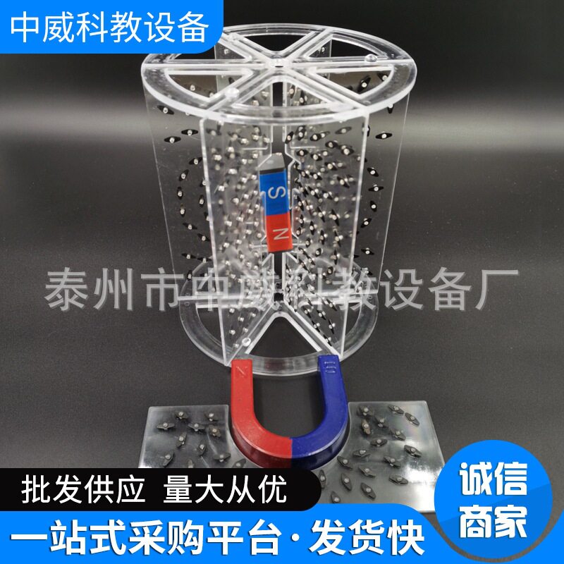 立体磁感线演示器24004显示磁场周围各个点磁场方向物理实验器材