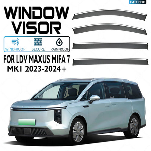 适用于LDV MAXUS Mifa 7  Window visor车窗晴雨挡雨遮阳板雨眉