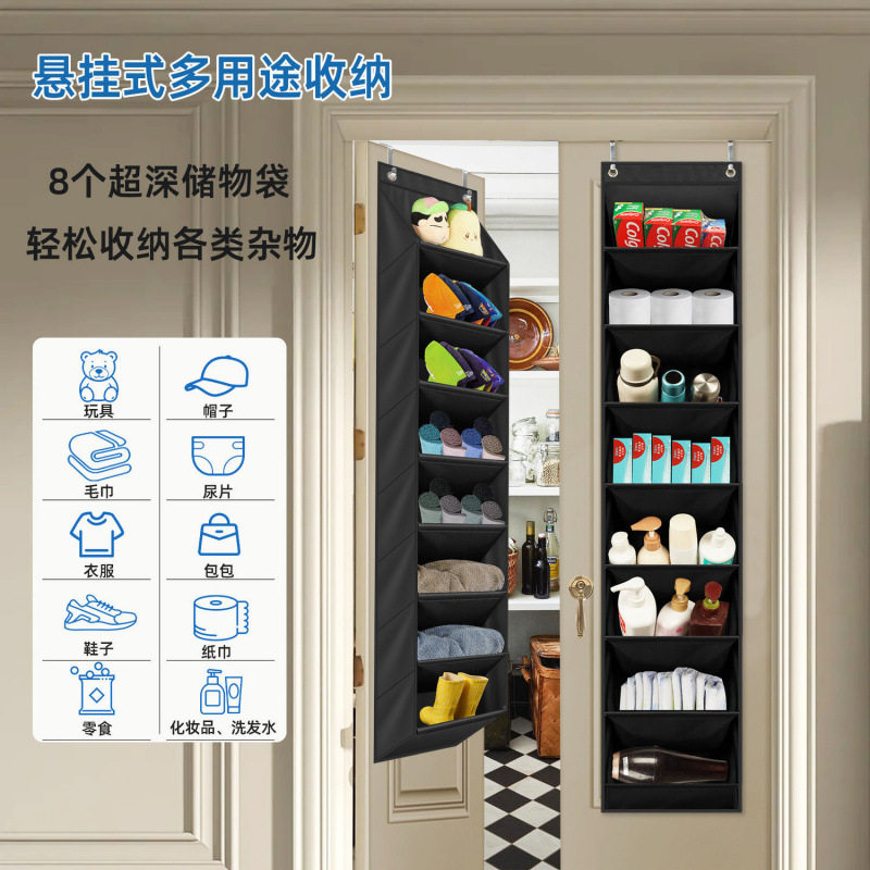 简易门后鞋架悬挂式多层小窄门口壁挂式可折叠出租房宿舍整理