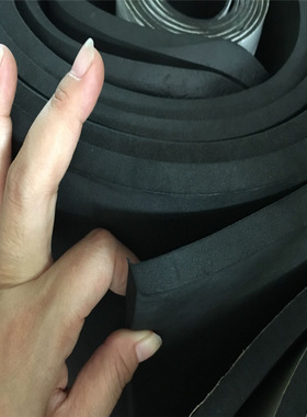 三元乙丙发泡橡胶板 黑色减震块 EPDM隔音板厚30mm1米*2M