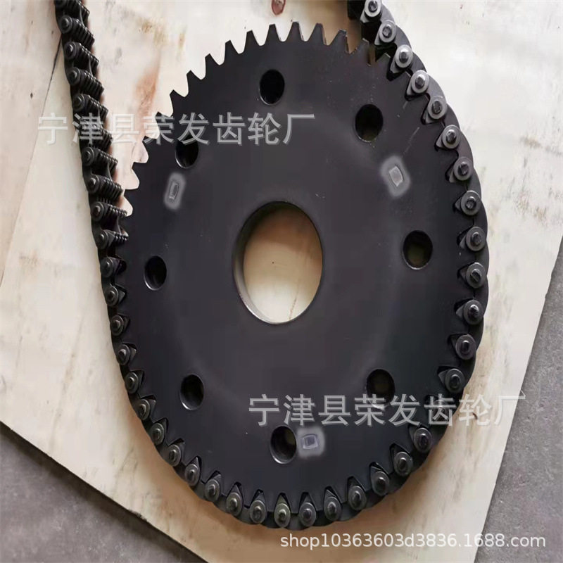 链条链轮20A/CL20无声传动齿形链节距31.75空心链板静音图片
