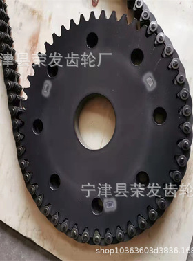 链条链轮20A/CL20无声传动齿形链节距31.75空心链板静音