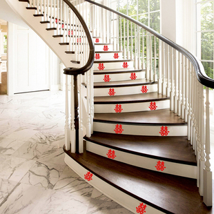 饰自粘小喜字婚礼布置不干胶楼梯台阶喜字 楼梯喜字贴纸婚房嫁妆装