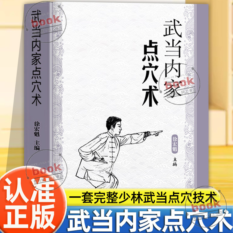 认准正版】武当内家点穴术徐宏魁点穴绝技武功秘籍真书点穴与解穴古书内功心法少林点穴气功少林武术气功运动健身防身自卫少林内功