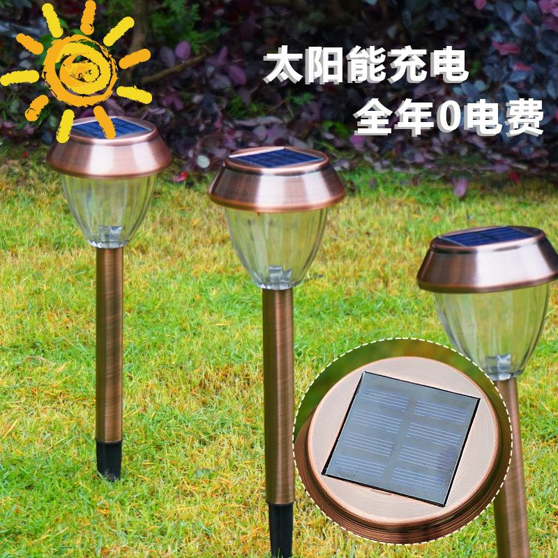 能灯 太阳能草太灯 户外防水不锈钢玻璃led花阳园KW-20210坪景观